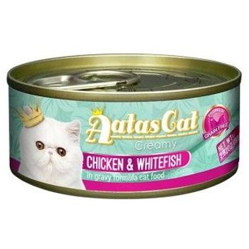 Aatas Cat Canned Food Creamy Chicken And Whitefish 80g