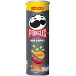 Pringles Potato Crisps Hot And Spicy 107g