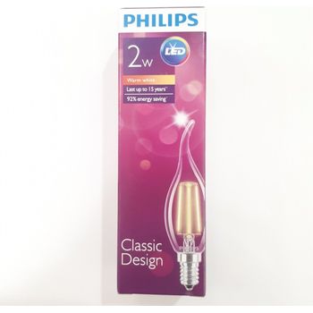Philips LED Candle 2w e14 Bulb Warm White