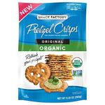 Snack Factory Organic Pretzel Crisps Original 9.35 Ounce