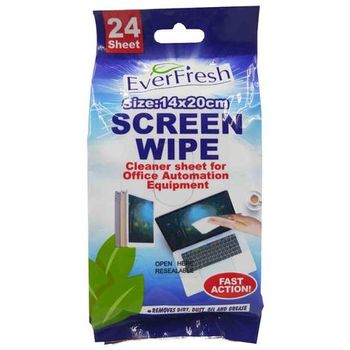 Everfresh Screen Wipes 24'S