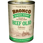 Bronco Dog Canned Food Beef Olio 390g