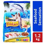 Friskies Delish Cat Dry Food Seafood Sensations