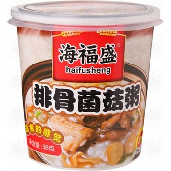 Haifusheng Preserved Porridge Ribs Mushroom 38g