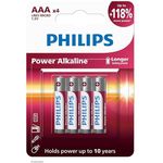 Philips Lr03 P4 B 40 4 Aaa Alkaline Battery 20g