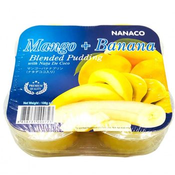 Jeli Puding Campur Mangga Nanaco dan Pisang (108g x 4)