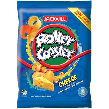 Jack 'n Jill Roller Coaster Cheese Flavour Potato Rings 70g
