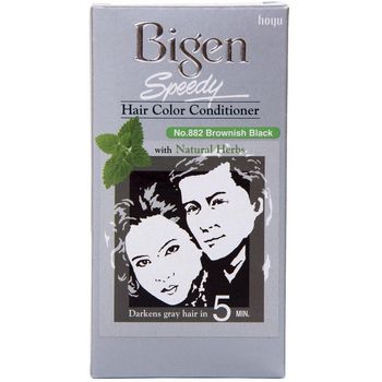 Hoyu Bigen Speedy Hair Color 882 Brownish Black