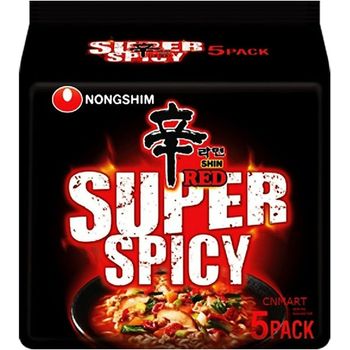 Nong Shim Shin Red Ramyun Super Spicy Instant Noodle 120g