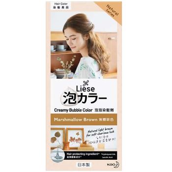 Liese Creamy Bubble Marshmallow Brown Hair Color 108ml