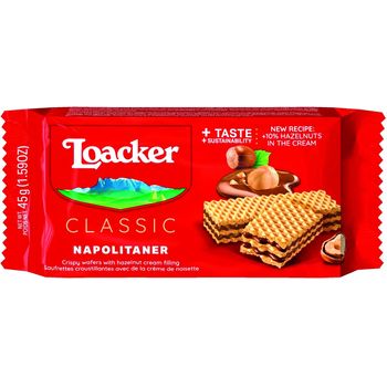 Loacker Napolitaner Wafers 25pcs 45g