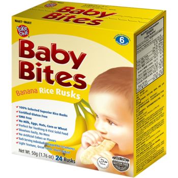Take One Baby Bites Banana Baby Rusks 50g