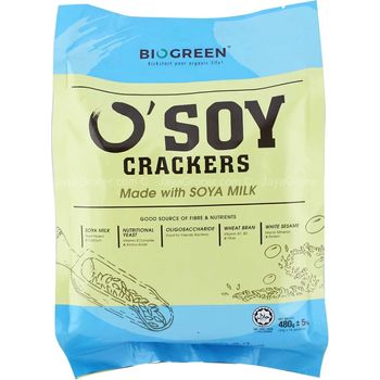 Biogreen OSoy Crackers 16pcs 480g