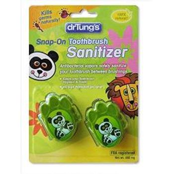 Dr Tungs Kid Oral Toothbrush Sanitizer S 2 Count