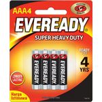 Eveready Super Heavy Duty Batteries AAA 4pcs