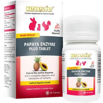 Natural Pet Papaya Enzyme Plus Tablet For Small Animals