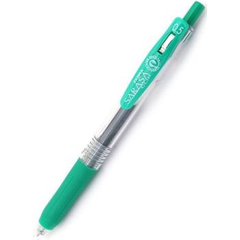 Zebra Sarasa Clip Gel Pen Green 0.5mm