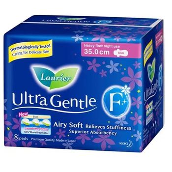 Laurier F Ultra Gentle Night Sanitary Pad 8's Wing