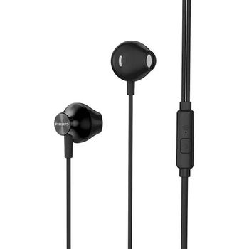 Philips In Ear Headphones With Mic Black
