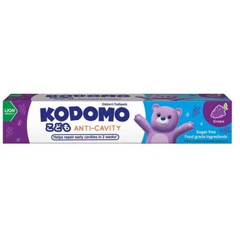 Kodomo Anti-Cavity Children's Toothpaste - Grape 80g