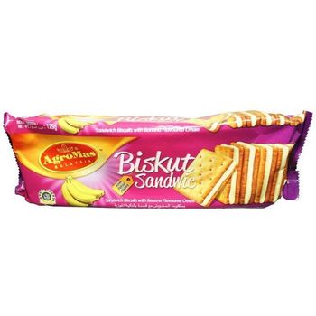 Agromas Banana Sandwich Biscuits 125g
