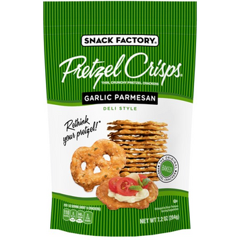 Snack Factory Pretzel Crisps Garlic Parmesan 204g