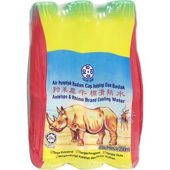 Antelope And Rhino Brand Cooling Bottle Water 6 x 200ml