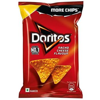 Doritos Nacho Chips Nacho Cheese Flavour Crunchy Crispy Snacks 82.5g