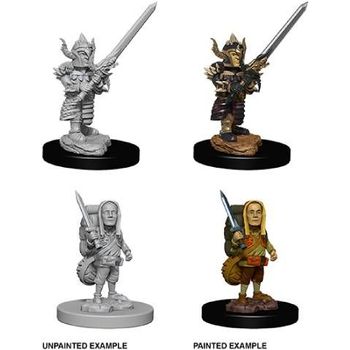 Wizkids Dungeons & Dragons Nolzur’s Marvelous Miniatures: Halfling Fighter Male