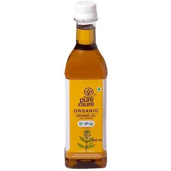 Pure and Sure Organic Sesame Oil 500ml