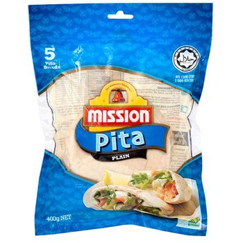 Mission Pita Plain 400g