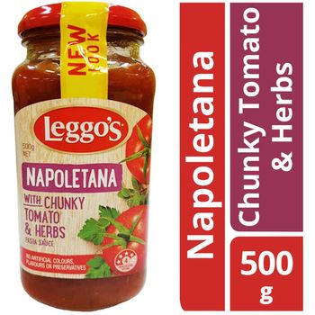 Leggo's Pasta Sauce Napoletana Chunky Tomato Herbs
