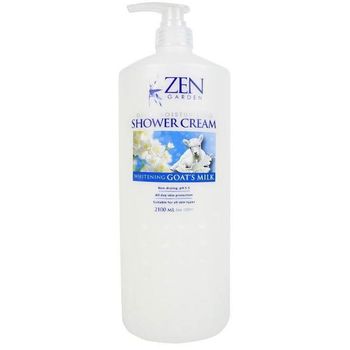 Zen Garden Whitening Shower Cream Goats Milk 2.1l