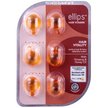 ELLIPS GINSENG & HONEY OIL HAIR VITAMIN 6X1ML
