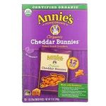 Annie's Homegrown Organic Bunny Cracker Snack Pack Cheddar 28g