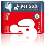 Pet Soft Cotton Jeans Disposable Diaper 8 PCS Large-L