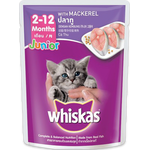Whiskas Pouch Cat Food Junior Mackerel Flavour 85g