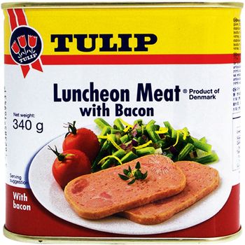 Tulip Luncheon Meat Pork With Bacon 340g