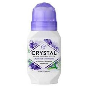 Crystal Mineral Deodorant Roll-on Lavender & White Tea 66ml