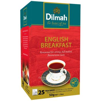 Dilmah Pure Ceylon Tea Bags English Breakfast 50g