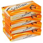 Santoor Sandal And Turmeric Bath Soap 4pcs 75g