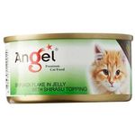 Angel Cat Canned Food Skipjack Flake With Shirasu In Jelly 80g