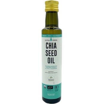 Natures Superfoods Organic Coldpressed Chia Seed Oil 250ml