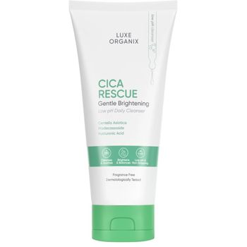 Luxe Organix Cica Rescue Gentle Brightening Low pH Daily Cleanser 150g