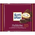 Ritter Sport Dark Chocolate 50 Cocoa Halbbitter 100g