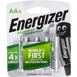 Energizer Recharge Universal Nimh Batteries AA