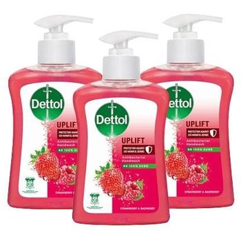 DETTOL STRAWBERRY & RASPBERRY HAND WASH 1X250G