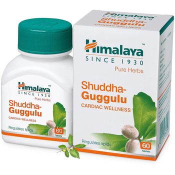 Himalaya Shuddha Guggulu Regulates Lipids 60 Caps