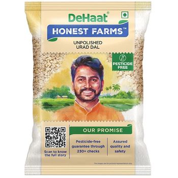 Dehaat Honest Farms Unpolished Urad Dal 500g