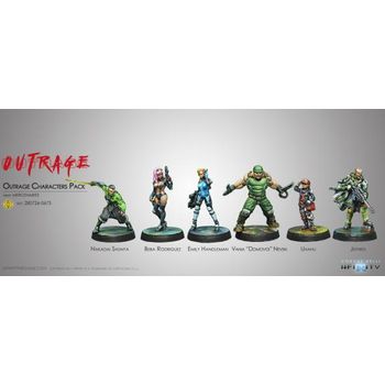 Corvus Belli Infinity Mercenaries #673 Outrage Characters Pack